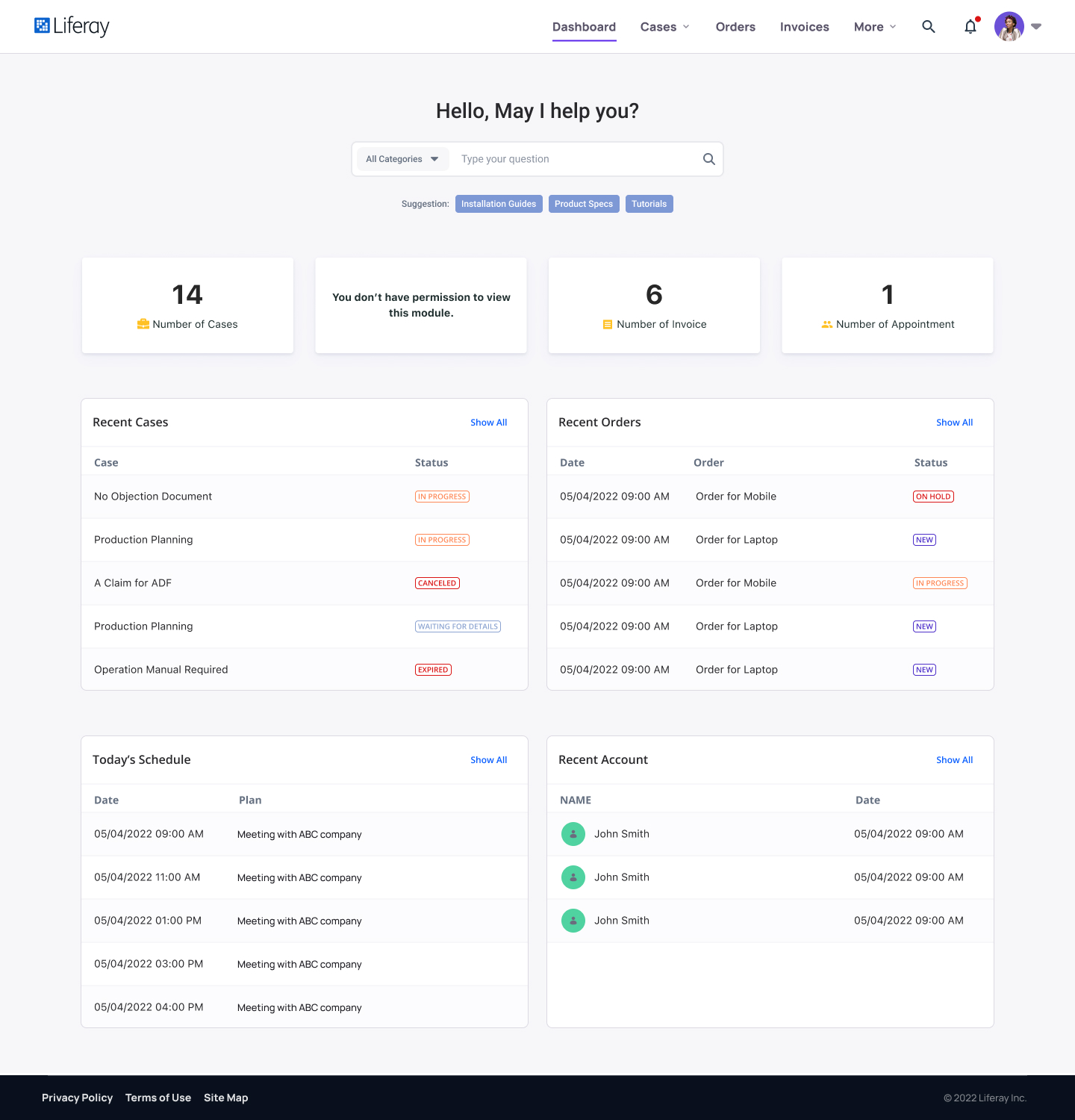 SugarCRM Customer Portal