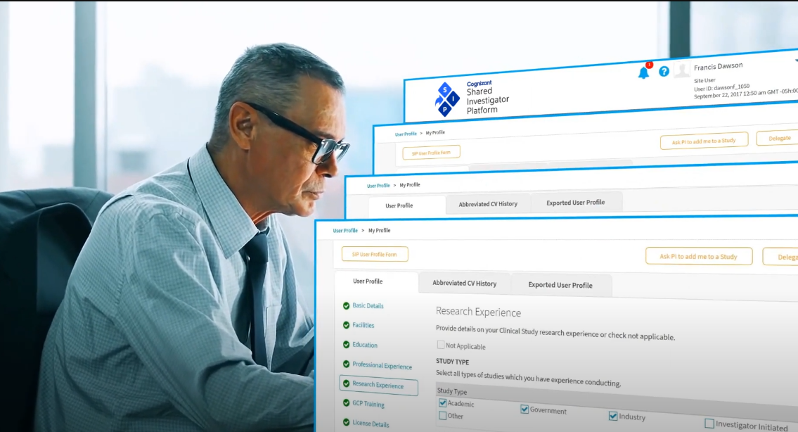 Cognizant Shared Investigator Platform (SIP)