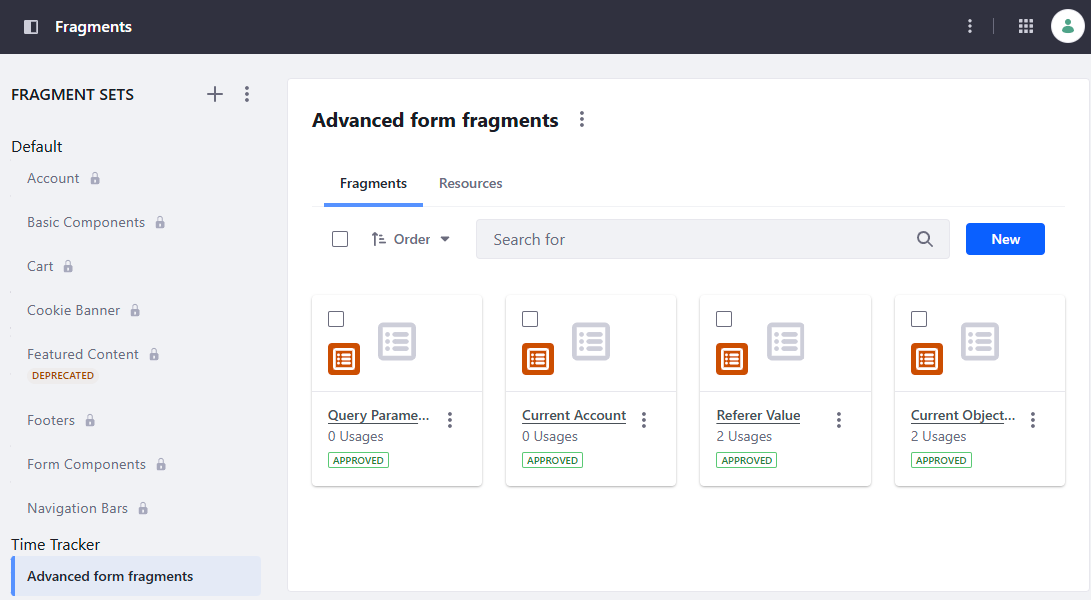 Advanced Form Field Fragments