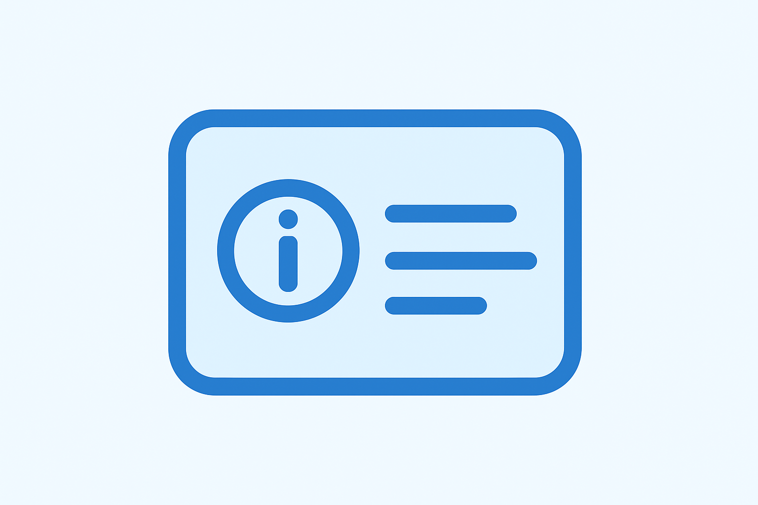 Info Panel Card